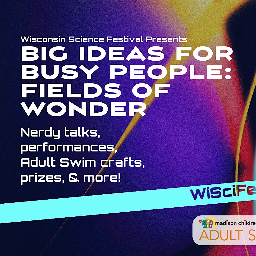 Big Ideas for Busy People, Oct 15, 7-9pm, Majestic Theatre, Madison