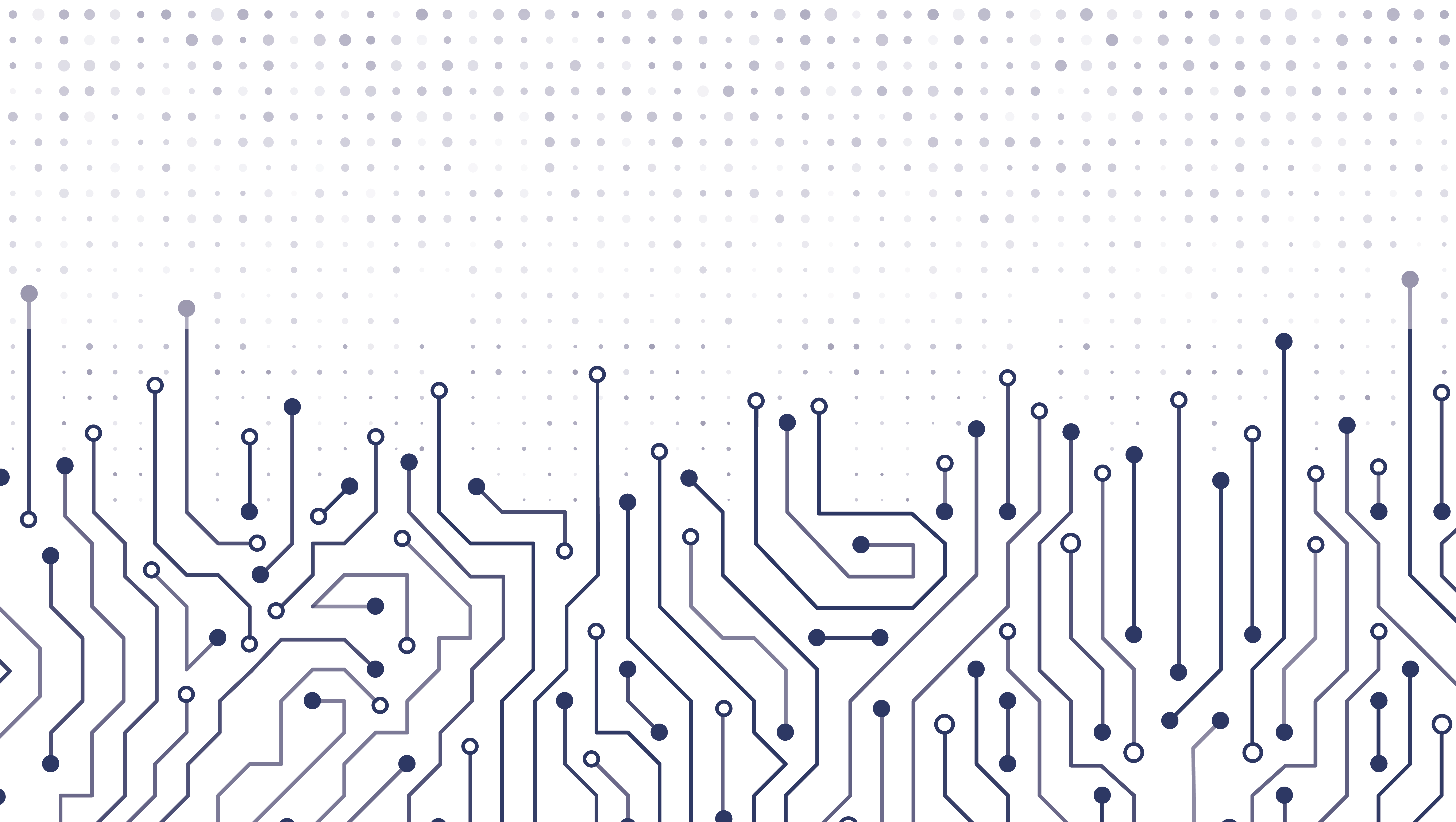 circuit board background in blues
